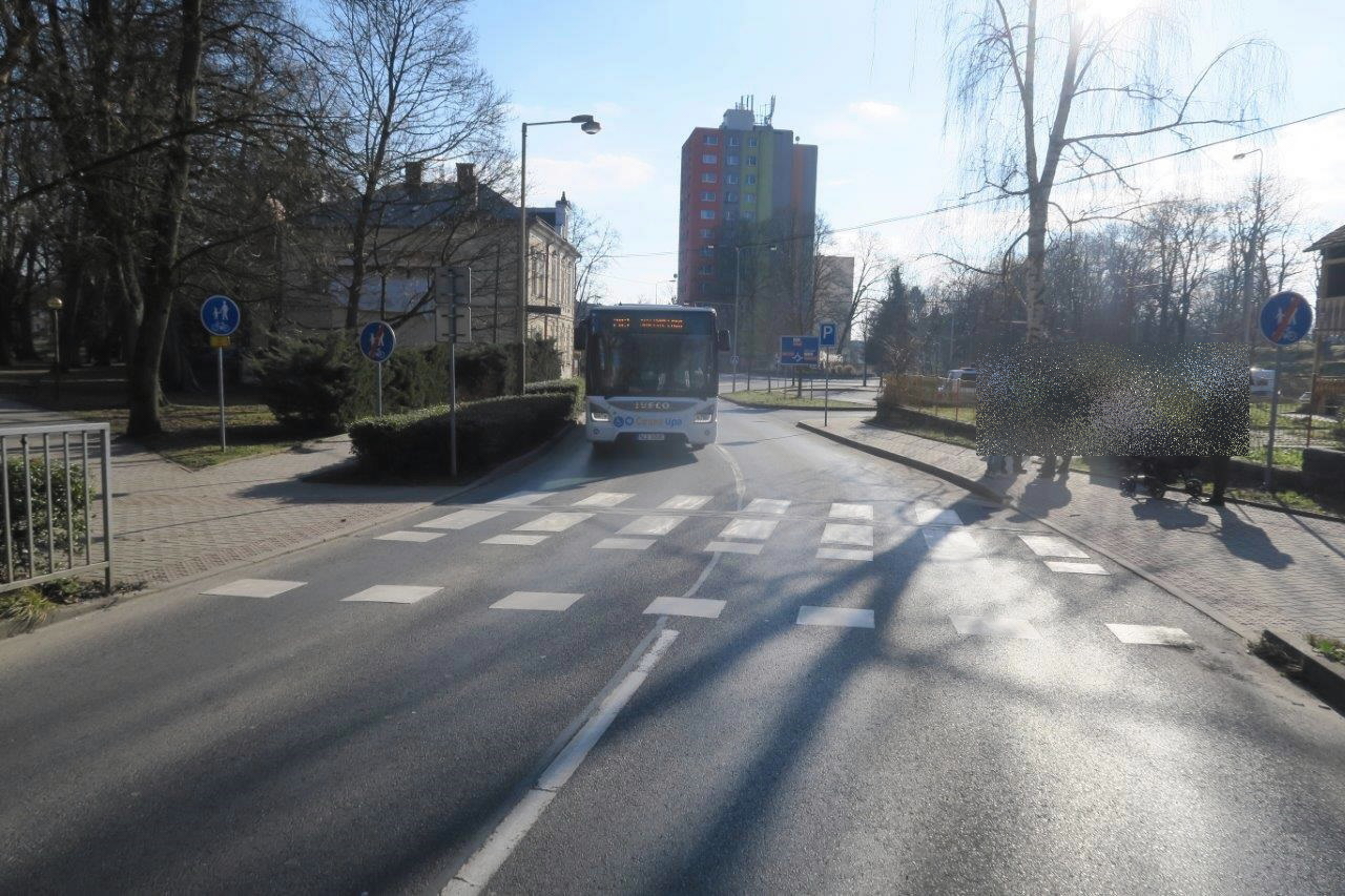 místo střetu vozidla s chodcem, Česká Lípa, Roháče z Dubé