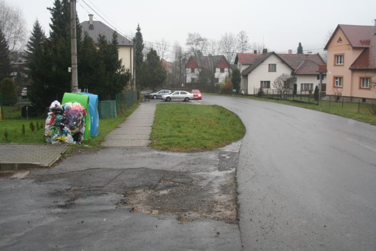 místo údajné nehody