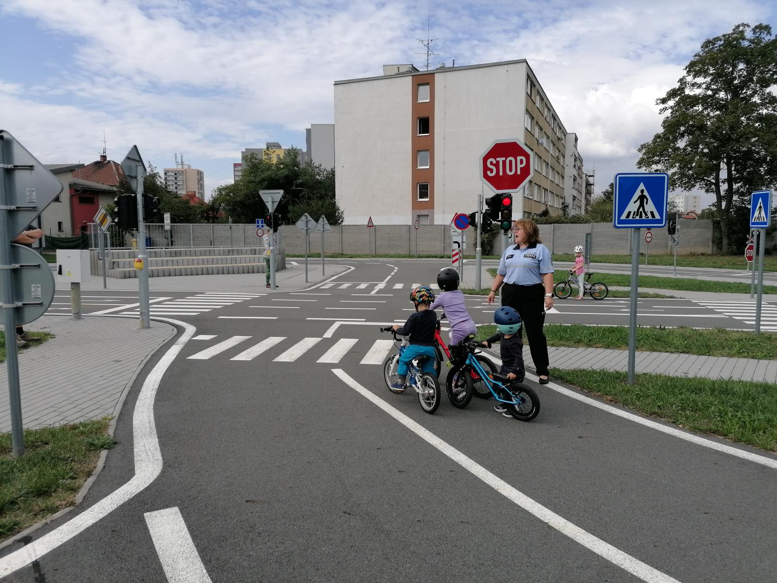 na dopravním hřišti