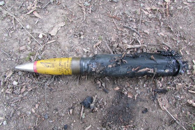 nález munice Šumperk