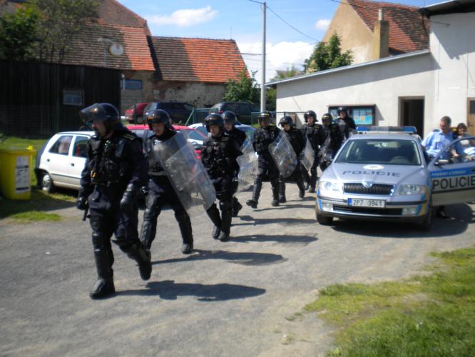nastoupení pořádkové jednoty