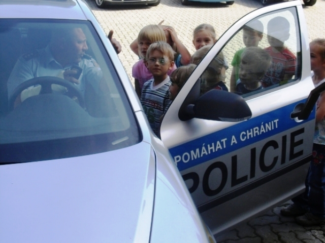 návštěva dětí z MŠ na OOP Stříbro