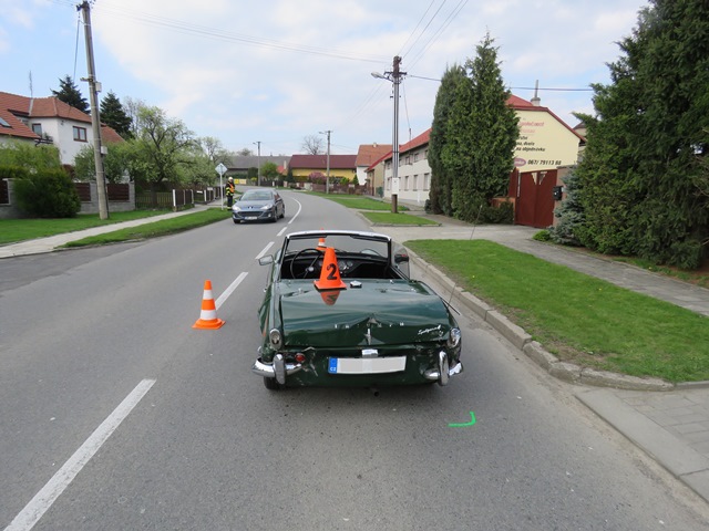 nehoda Horní Lapač Triumph