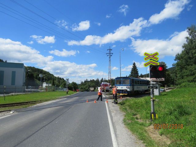 nehoda na železničním přejezdu