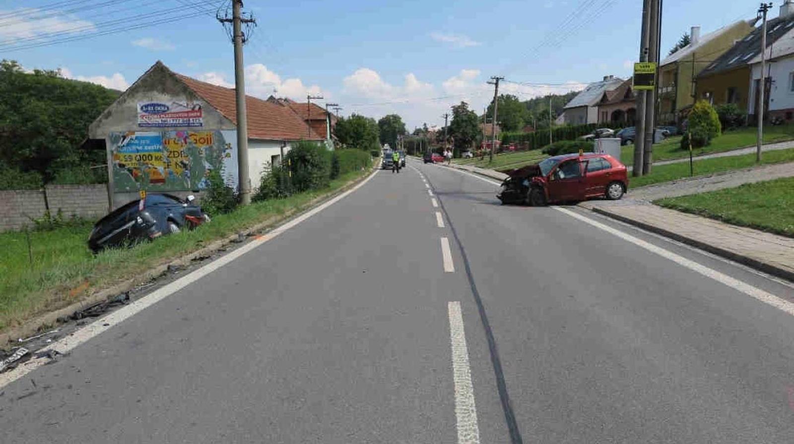 nehoda ve Strání
