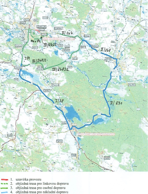 objízdná trasa