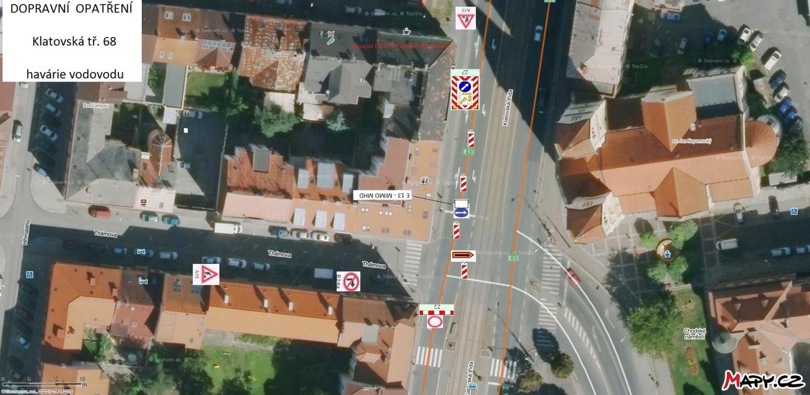 objízdná trasa