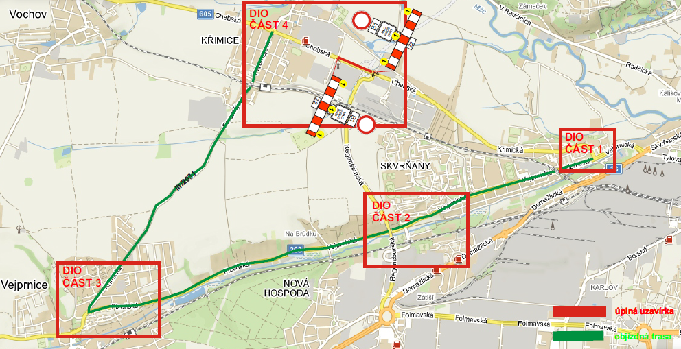 objízdná trasa