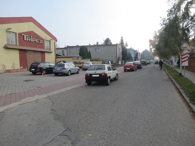 parkoviště v Holešově