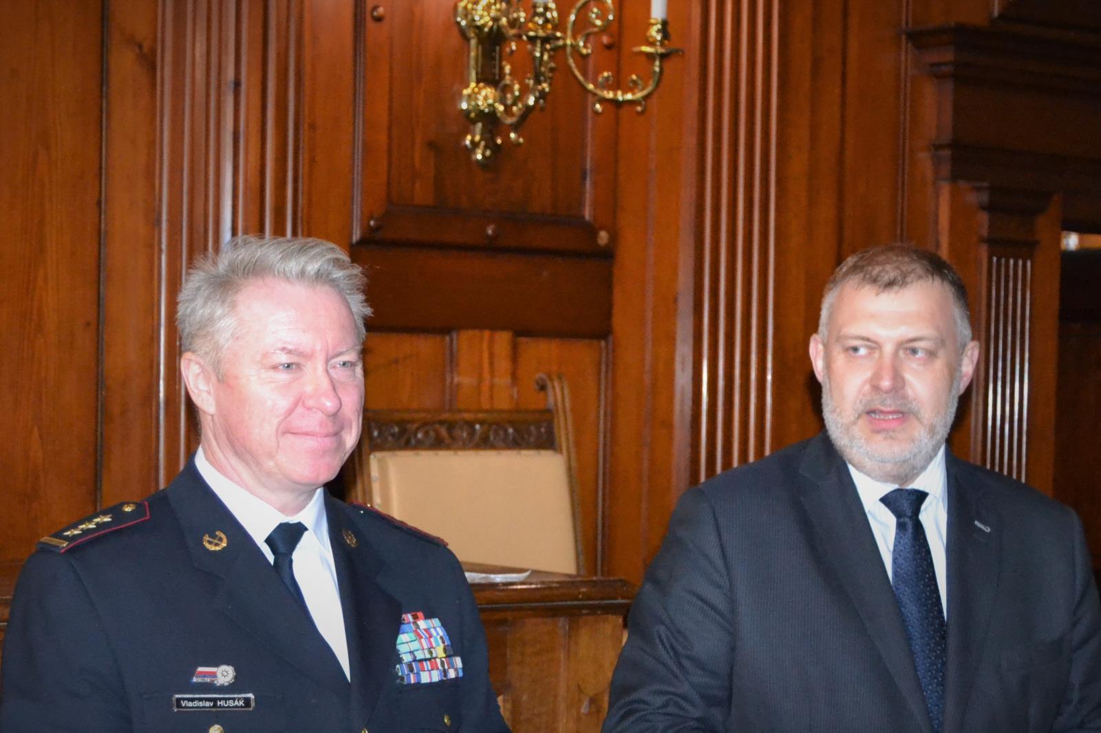 plk. Mgr. Husák a Ing. Ramzer