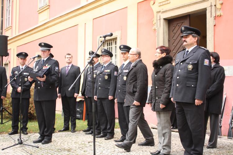 plk. JUDr. Václav Kučera a další hosté