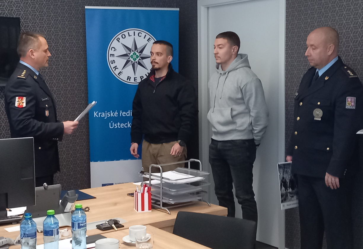 poděkování policistům