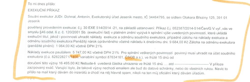 podvodné e-maily s virem