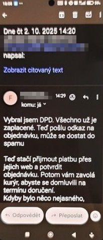 podvodná komunikace