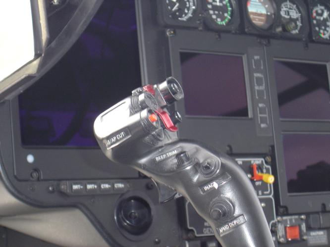 pohled do vrtulníku