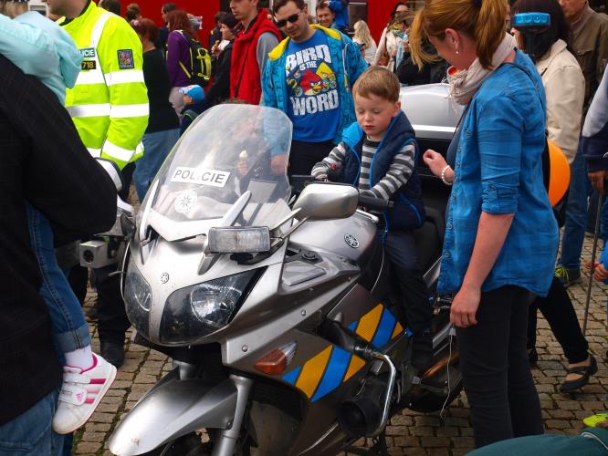 policejní motorka