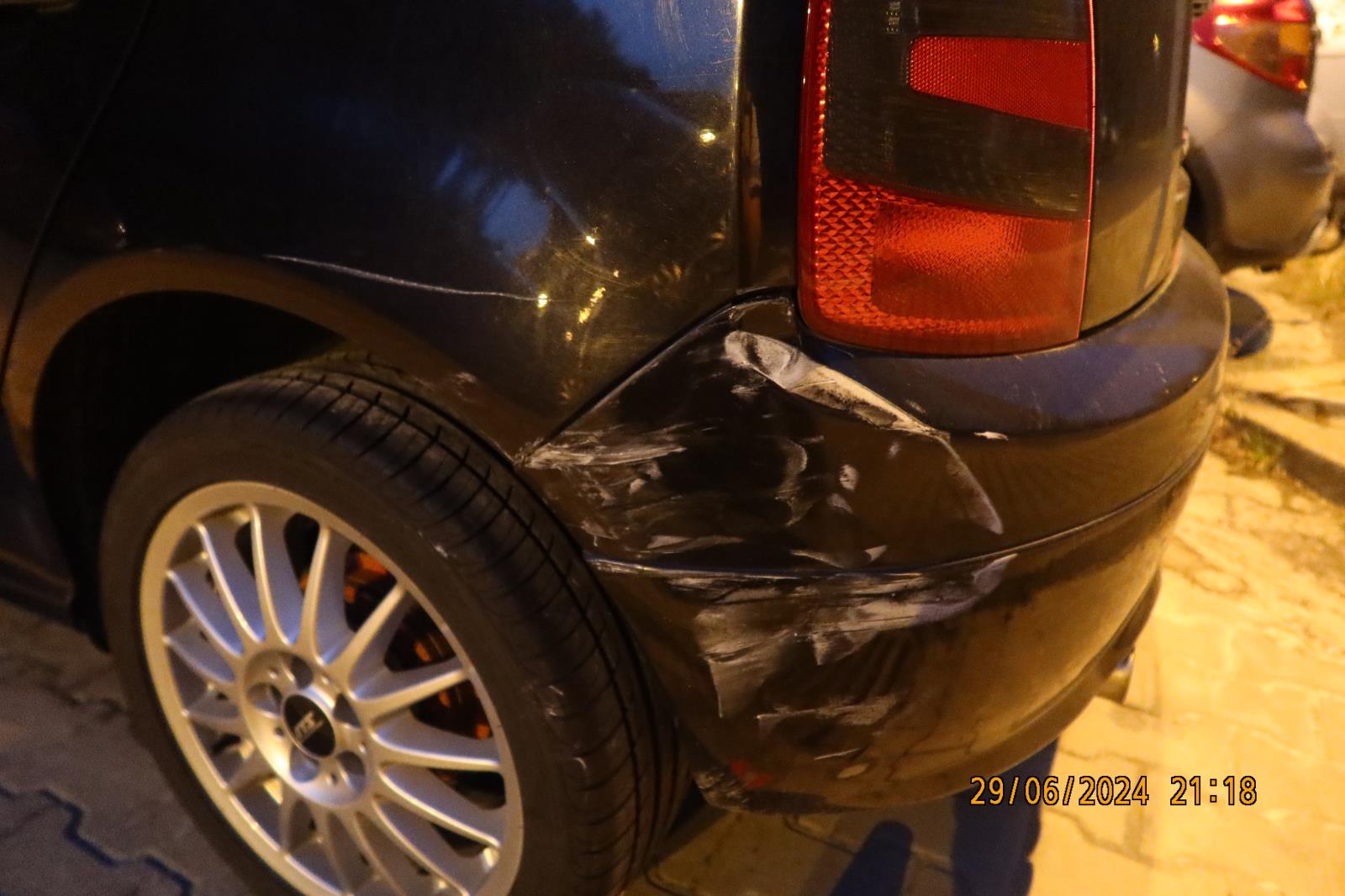 poškozená Škoda Fabia Hrádek nad Nisou