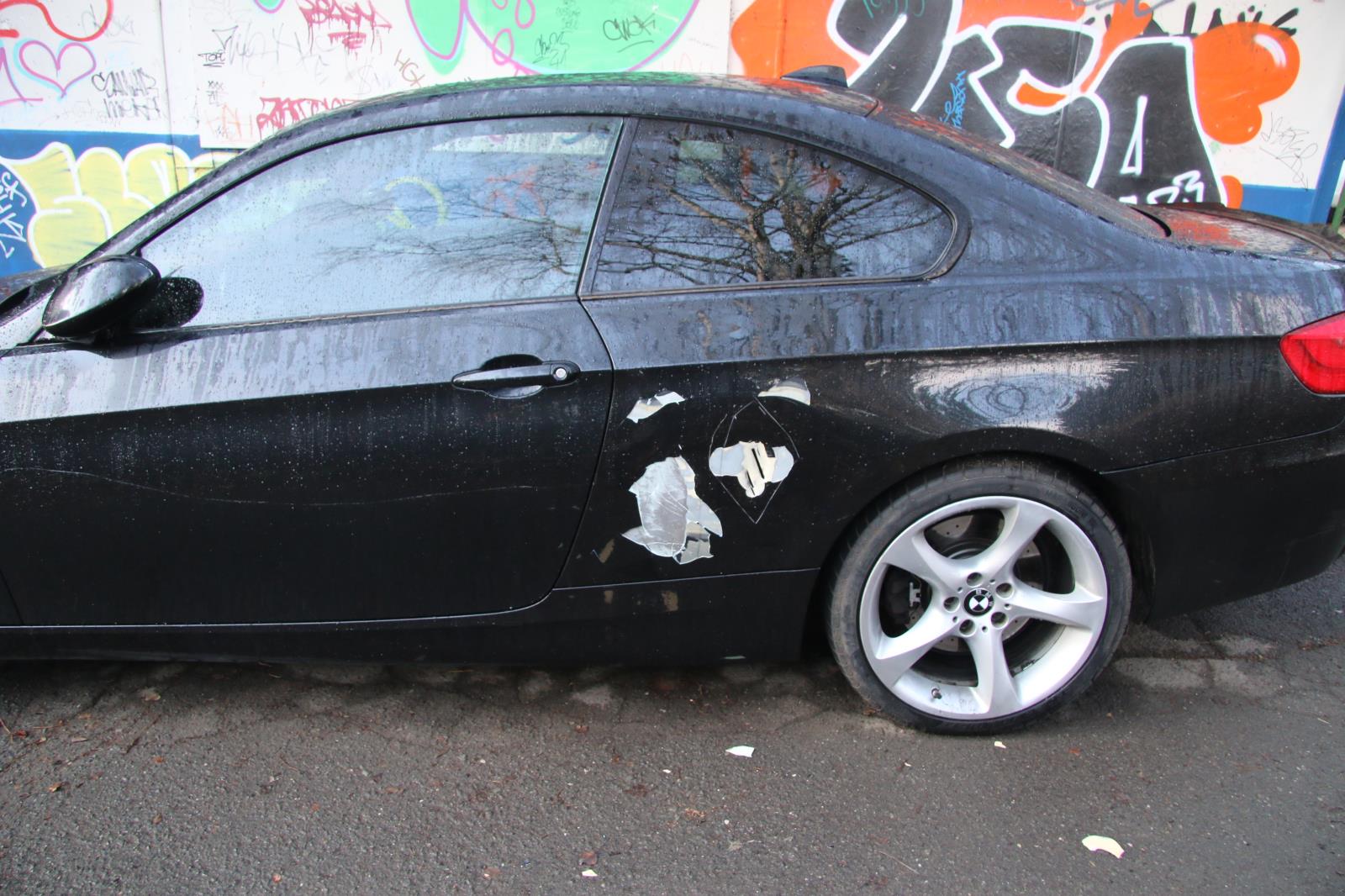 poškozené BMW 2