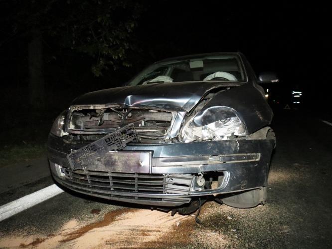 poškozené auto 