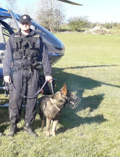 pprap. Miroslav Salava se psem Noris