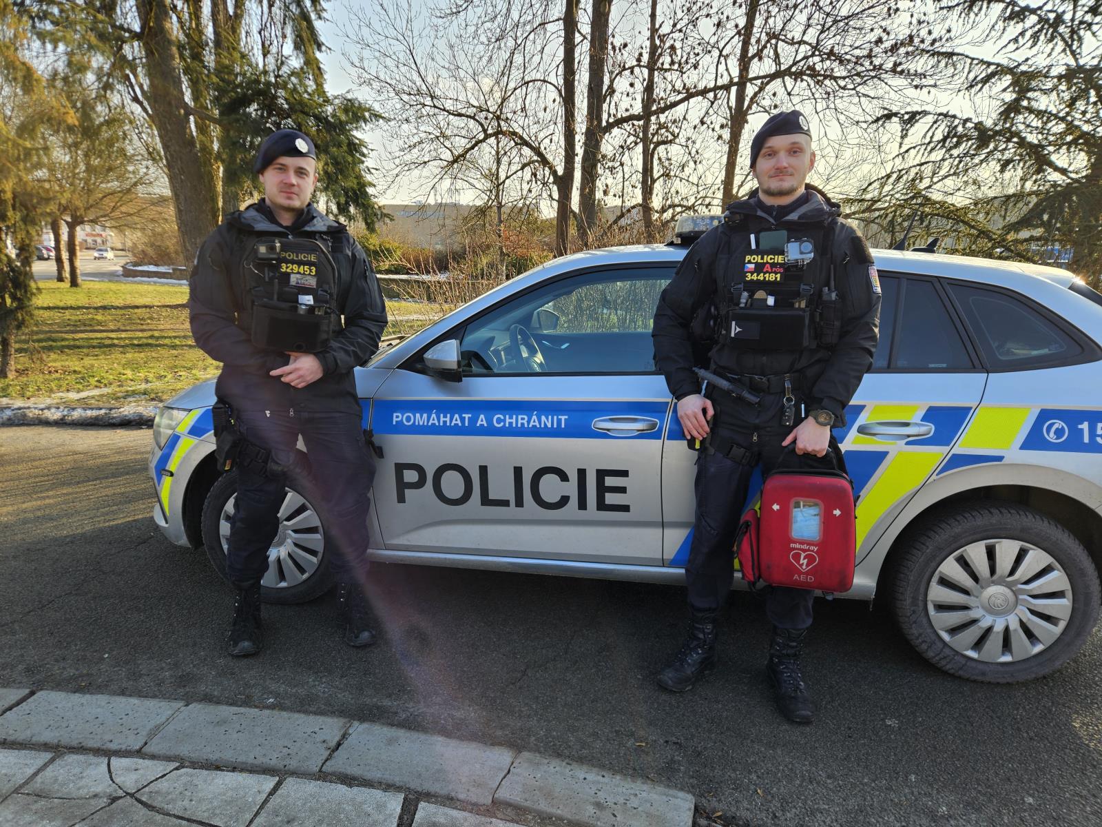 prap. Miroslav Černý a pprap. Daniel Rezler