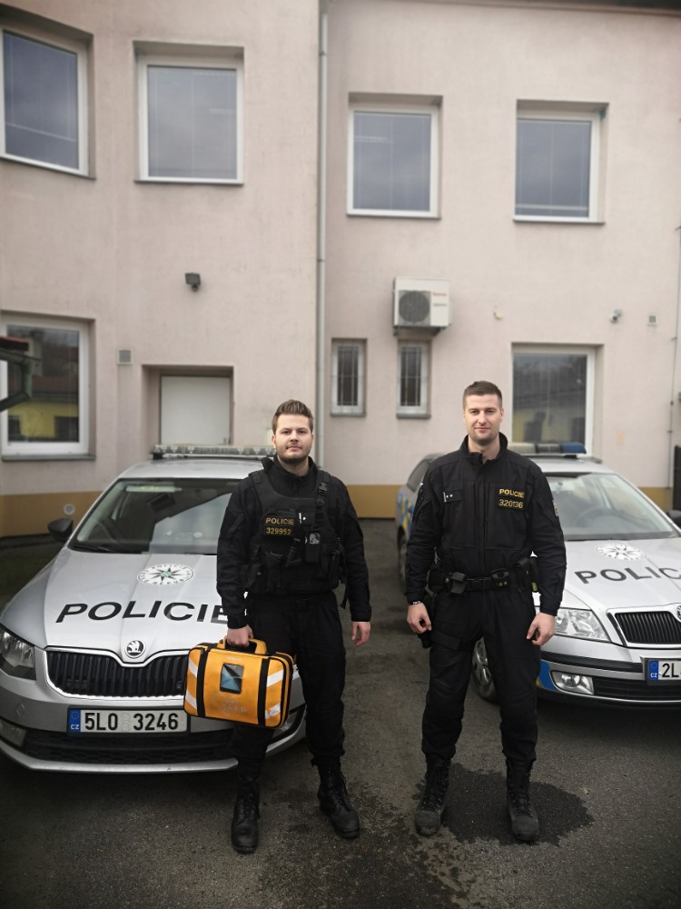 prap. Pavel Šilhánek (zprava) a pprap. Dominik Dobrov
