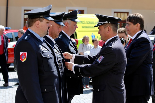 předávání medailí