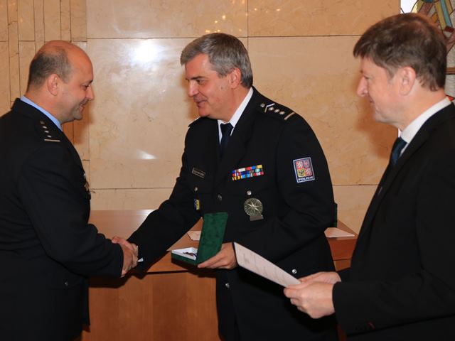 předávání medailí