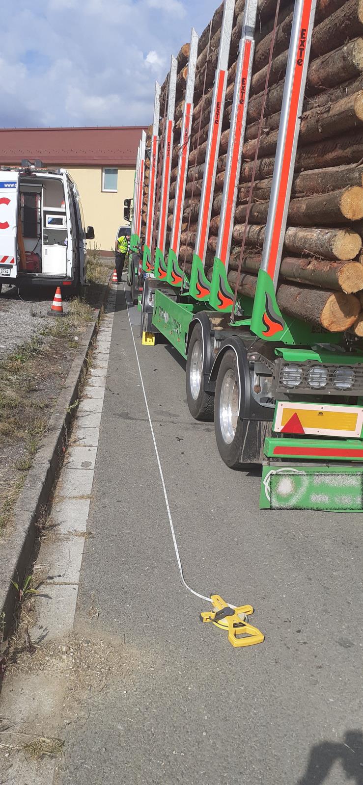 přetížený kamion