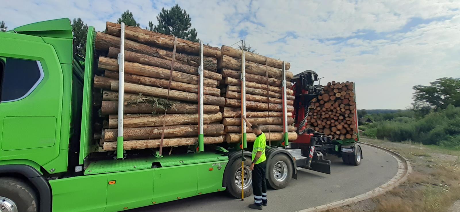 přetížený kamion