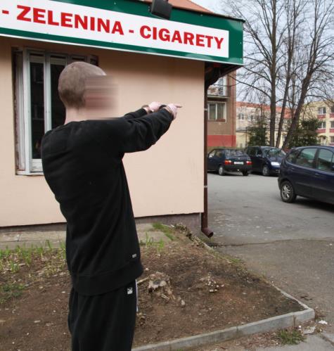 prověrky na místě činu - naznačený směr útěku