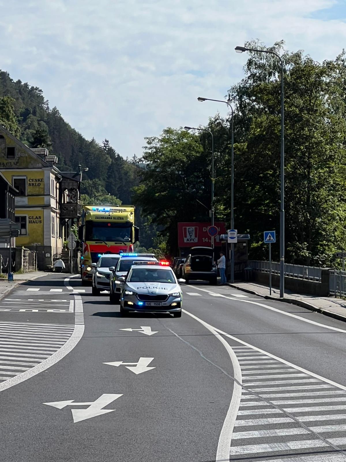 silniční doprovod vozidla Golem