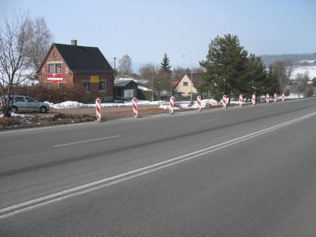 sjezd ze silnice