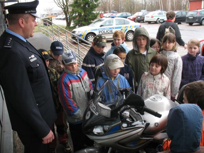 služební motocykl