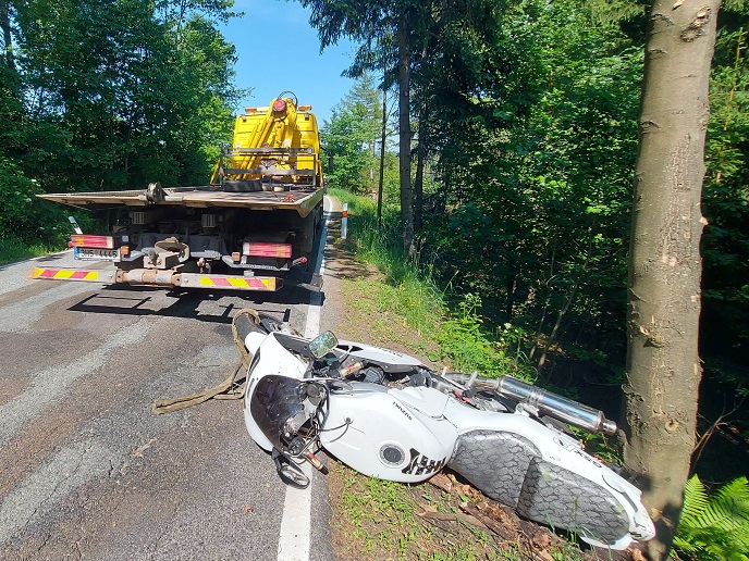 smrtelná nehoda moto