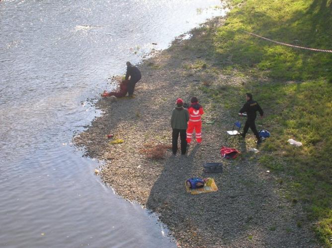 stanoviště č. 4 "plavu si ani nevím jak"