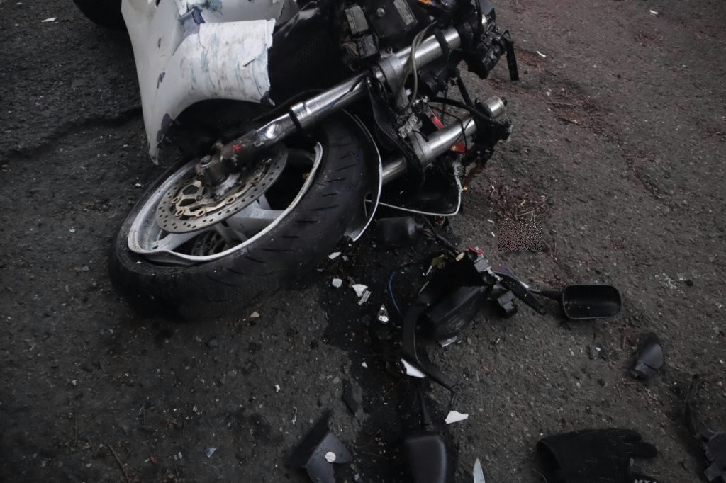 střet motocyklu s tranzitem 2
