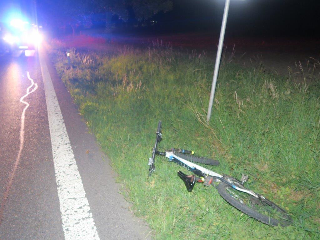 střet s cyklistou na silnici I/9