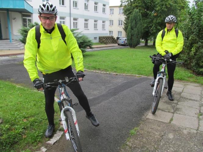 tachovští policisté na kolech
