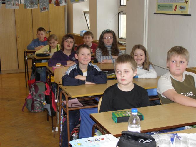 třeťáci na besedě