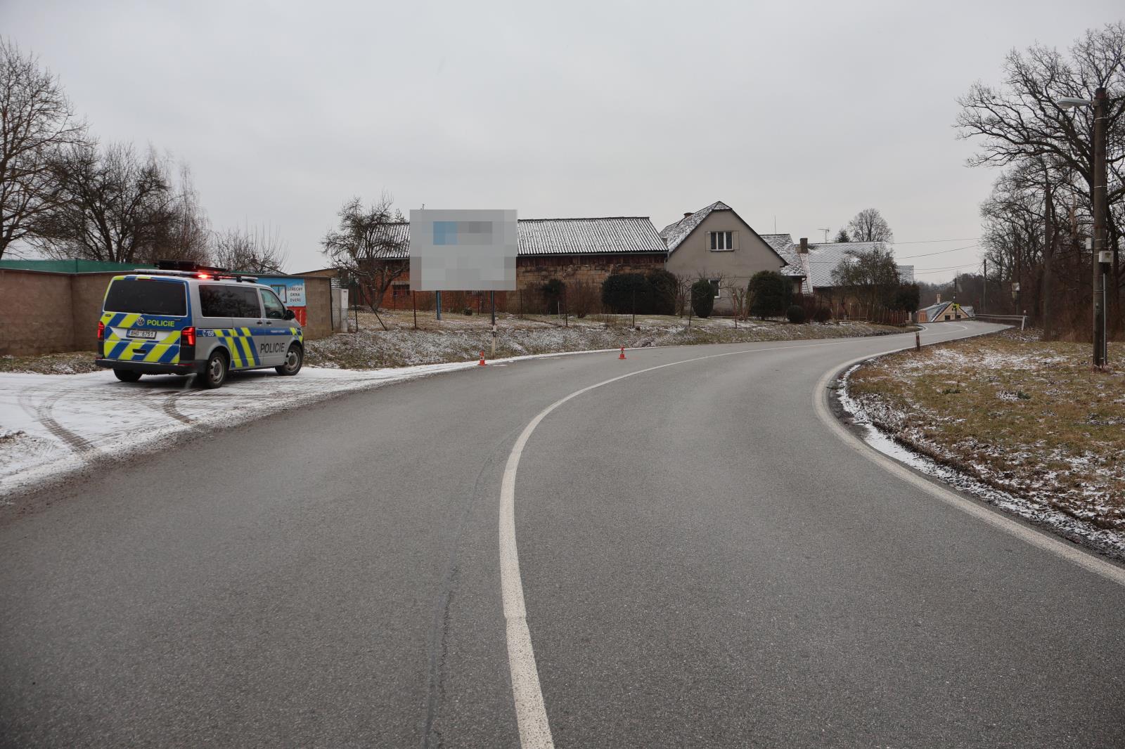 uvolněný led z vozidla