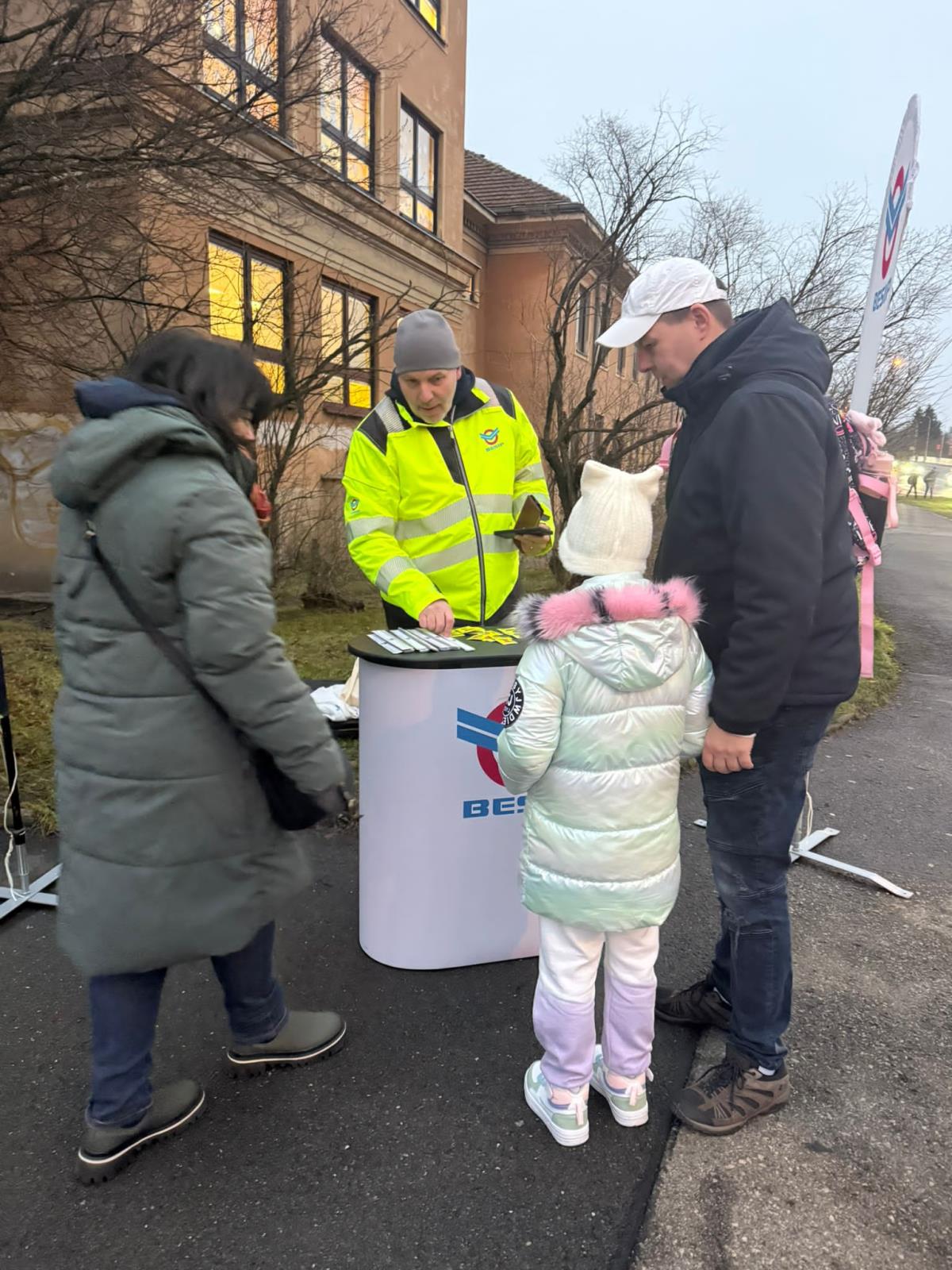 viditelnost chodců v Kladně