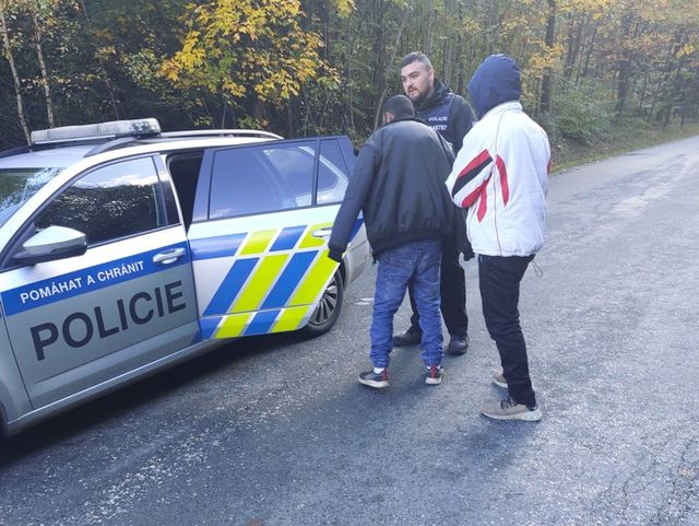 zachycení migranti