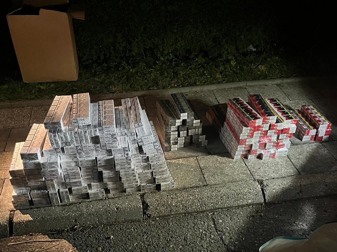 záchyt cigaret a tabáku