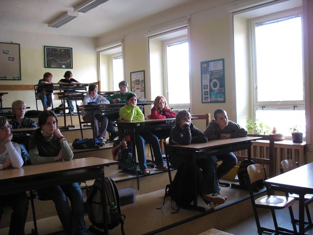 žáci sedmých tříd