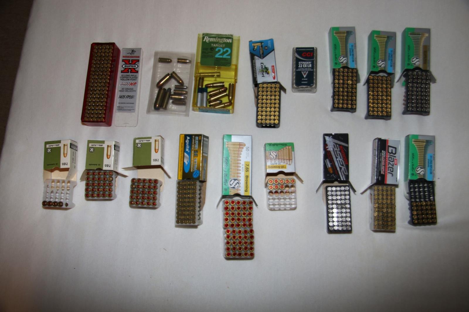 zadržené zbraně a střelivo