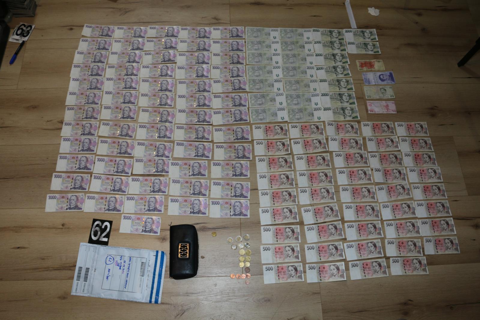 zajištěná finanční hotovost