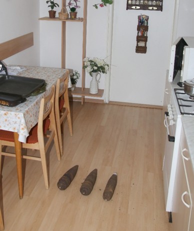 zajištěné zbraně a střelivo