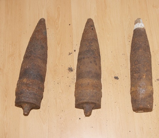 zajištěné zbraně a střelivo