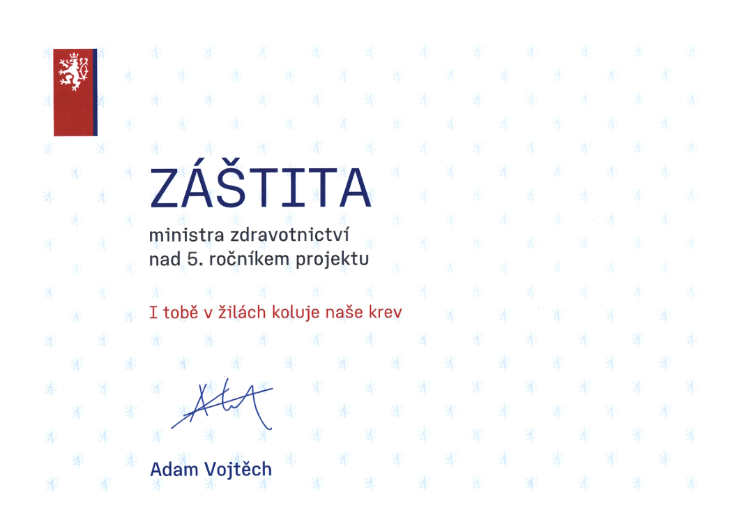 záštita ministra zdravotnictví